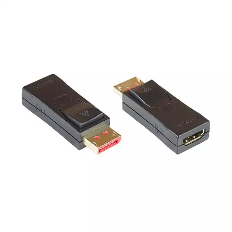 Alcasa HDMI-DP14G laido sąsajos / lyties adapteris Displayport juodas (HDMI-DP14G)
