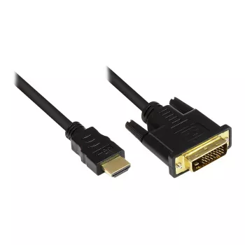 HDMI/DVI-D kabelis Alcasa 1 m