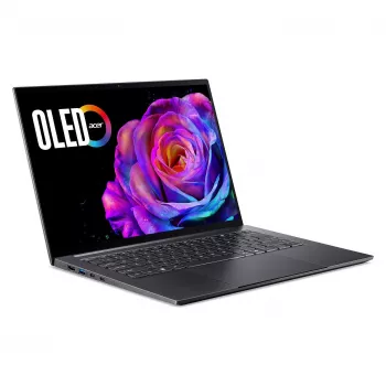 Nešiojamasis kompiuteris Acer Swift X 14 OLED SFX14-73G-975F NX.J81EG.004 — 14,5 col. 2880×1800, Intel Core Ultra 9 285H, 2 TB SSD, GeForce RTX 5070, HDMI/USB-C, Windows 11 Home