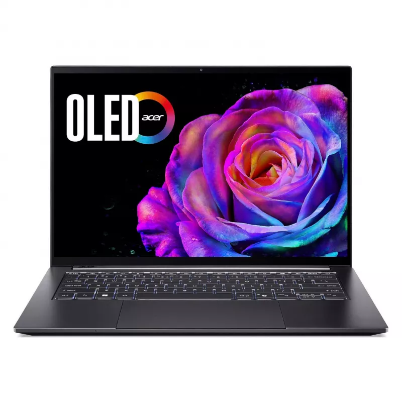 Nešiojamasis kompiuteris Acer Swift X 14 OLED SFX14-73G-975F NX.J81EG.004 — 14,5 col. 2880×1800, Intel Core Ultra 9 285H, 2 TB SSD, GeForce RTX 5070, HDMI/USB-C, Windows 11 Home