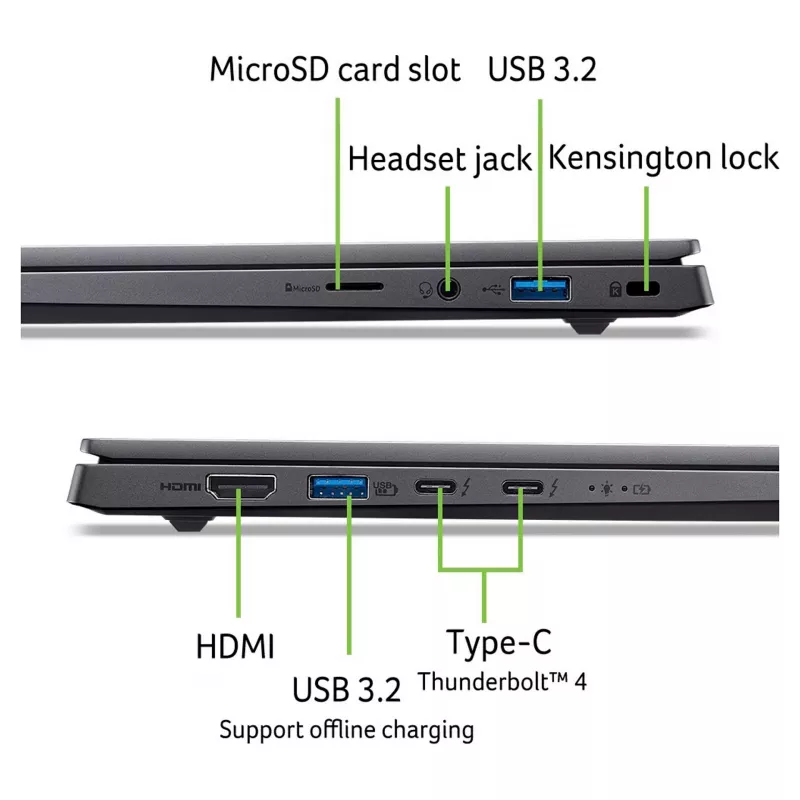 Nešiojamasis kompiuteris Acer Swift X 14 OLED SFX14-73G-975F NX.J81EG.004 — 14,5 col. 2880×1800, Intel Core Ultra 9 285H, 2 TB SSD, GeForce RTX 5070, HDMI/USB-C, Windows 11 Home