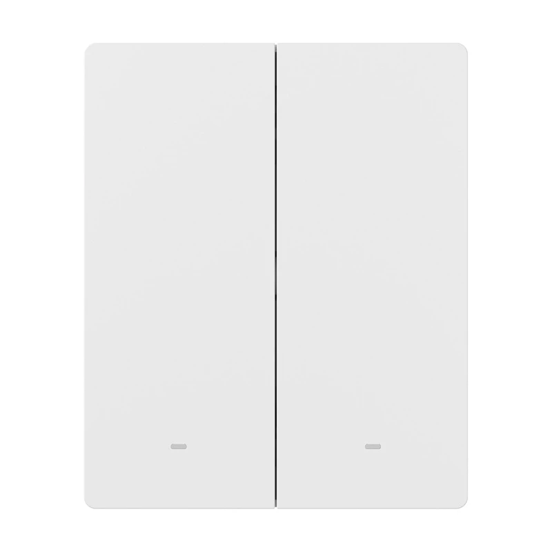 Sonoff ZBM5-2C-80W (2 kanalų) Zigbee išmanusis liečiamas sieninis jungiklis