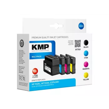 Kasetė KMP C2P42AE HP 932XL + 933XL Juoda Spalvota