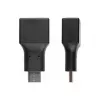 USB C į USB A jungčių adapteris Alcasa USB-AD201 juodas