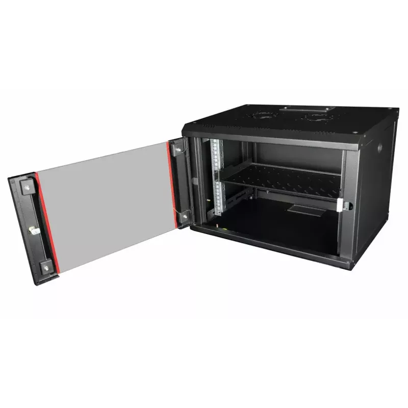 Stovo lentyna EQUIP Fixed Shelf 19 colių, 1U, 400 mm gylio, juoda, 485 mm pločio