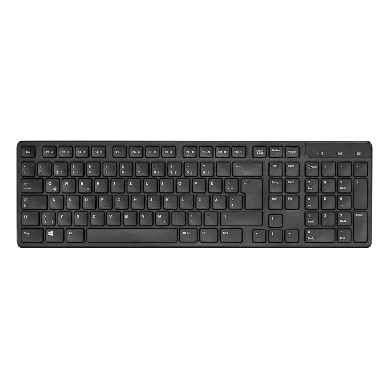 Belaidis darbastalio rinkinys Speedlink SIGNIUM SL-640303-BK Juoda — DE išdėstymas, belaidė klaviatūra ir pelė