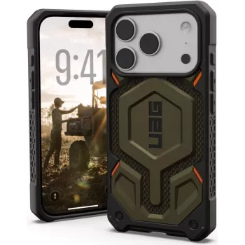 UAG Urban Armor Gear Monarch Pro MagSafe dėklas | Apple iPhone 17 Pro | kevlar element Green | 11451311397B (11451311397B)