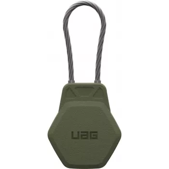 UAG Urban Armor Gear Civilian Keychain Case | Apple AirTag | alyvuogių žalia | 164002117272 (164002117272)