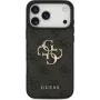 GUESS Hard Cover 4G Big Metal Logo Pilka, skirtas Apple iPhone 17 Pro Max, GUHCP17X4GMGGR