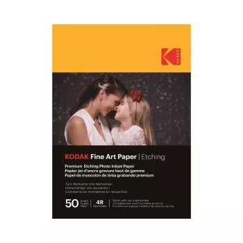 Fotopopierius Kodak Fine Art Paper 10 x 15 cm – blizgus rašalinis lapas nuotraukoms