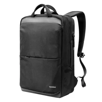 Kuprinė Tomtoc Explorer-T71 24L — nešiojamojo kompiuterio kelioninė kuprinė (juoda)
