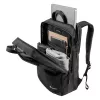 Kuprinė Tomtoc Explorer-T71 24L — nešiojamojo kompiuterio kelioninė kuprinė (juoda)