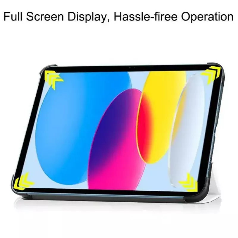 Planšečių dėklas CoreParts TABX-IP10-COVER6 — Atverčiamas dėklas Apple iPad (2022), 27,7 cm (10,9 colio), 2 stovo režimai, baltas