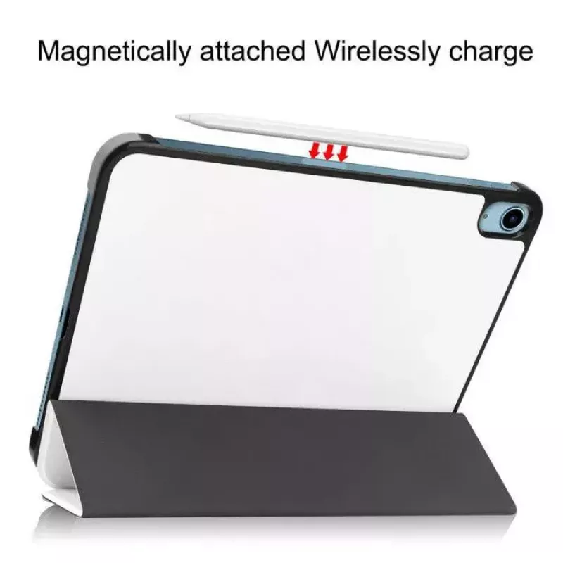 Planšečių dėklas CoreParts TABX-IP10-COVER6 — Atverčiamas dėklas Apple iPad (2022), 27,7 cm (10,9 colio), 2 stovo režimai, baltas
