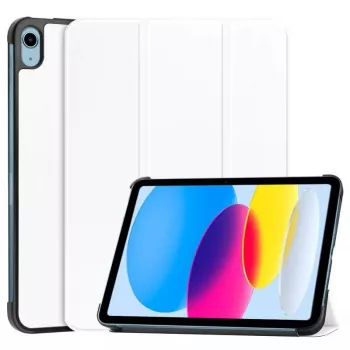 Planšečių dėklas CoreParts TABX-IP10-COVER6 — Atverčiamas dėklas Apple iPad (2022), 27,7 cm (10,9 colio), 2 stovo režimai, baltas