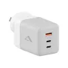 ALOGIC mobiliojo įrenginio įkroviklis WCM3X100G — Vidinis kintamosios srovės įkroviklis, skirtas išmaniajam telefonui ir planšetiniam kompiuteriui, 2x USB-C, 100–240V, Balta