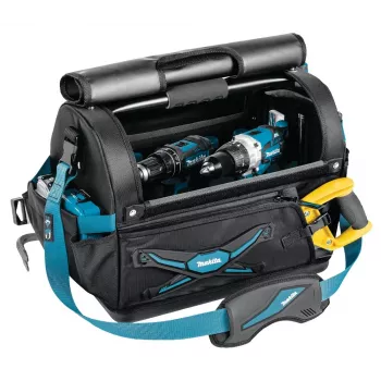 Makita įrankių dėžė E-05446, juoda, mėlyna, plastikinė, poliesterio, plieno