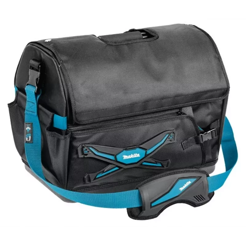 Makita įrankių dėžė E-05446, juoda, mėlyna, plastikinė, poliesterio, plieno