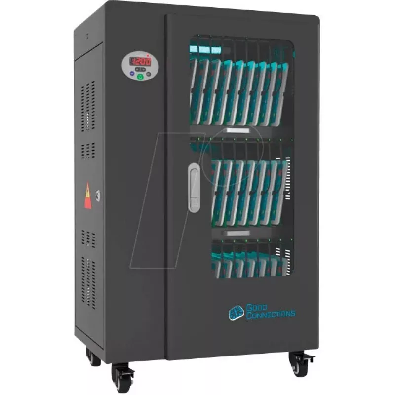 Nešiojamasis įrenginių valdymo vežimėlis Alcasa PCT01-A30S Juodas USB 2.4A