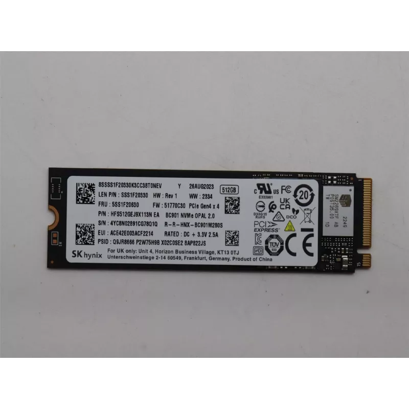2.5 colio SATA III SSD Lenovo 5SS1F20630 480 GB