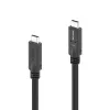 USB4 Gen 2x2 laidas PureLink PI6600-030 USB-C į USB-C 3 m, 20 Gbit/s, magnetiškai ekranuotas, juodas