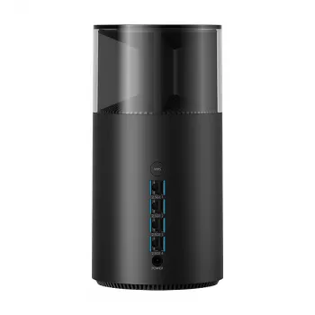 Tinklinis maršrutizatorius HUAWEI WiFi Mesh X1 Pro, dviejų juostų Wi‑Fi 7 (802.11be), 2,4/5 GHz, 4 vidinės antenos, juodas