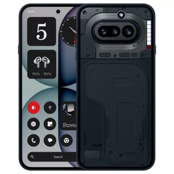 Išmanusis telefonas Nothing 4a — 6,78 colio (17,2 cm) ekranas, Snapdragon 7s Gen 4, 12 GB RAM, 256 GB, 5G, 5080 mAh, Dual SIM, juoda