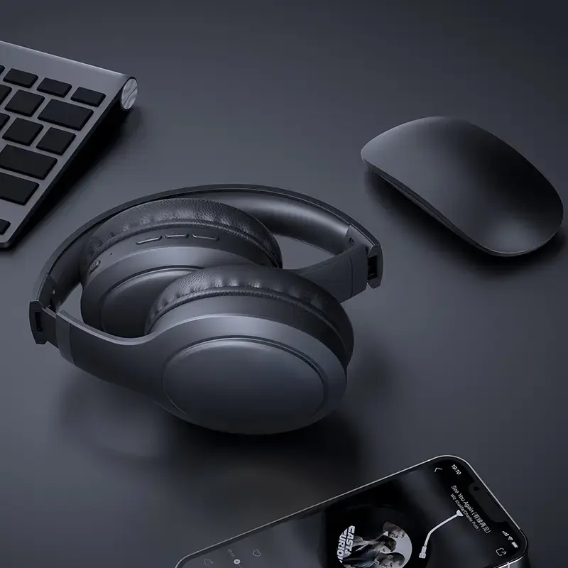 Laisvų rankų įranga HAVIT HVBT-H630BT belaidės Bluetooth ant galvos dedamos ausinės, 20–20000 Hz, Circumaural, USB-C, juoda