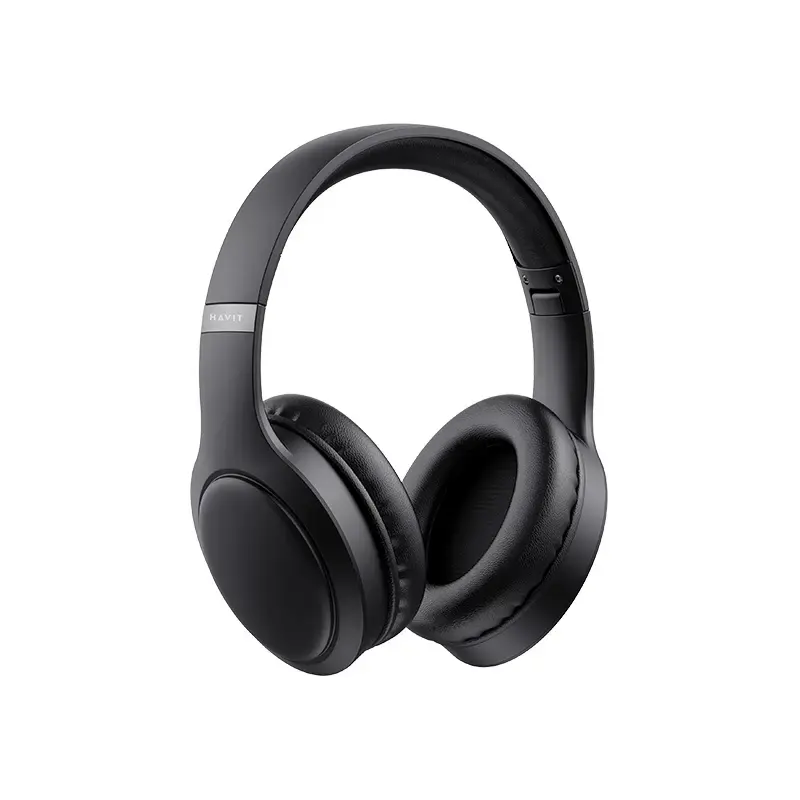 Laisvų rankų įranga HAVIT HVBT-H630BT belaidės Bluetooth ant galvos dedamos ausinės, 20–20000 Hz, Circumaural, USB-C, juoda