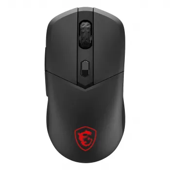 MSI VERSA 300 WIRELESS 8K žaidimų pelė, abiem rankoms tinkama, optinė, 2600 DPI, 6 mygtukai, juoda