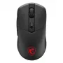 MSI VERSA 300 WIRELESS 8K žaidimų pelė, abiem rankoms tinkama, optinė, 2600 DPI, 6 mygtukai, juoda