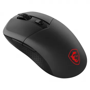 MSI VERSA 300 WIRELESS 8K žaidimų pelė, abiem rankoms tinkama, optinė, 2600 DPI, 6 mygtukai, juoda