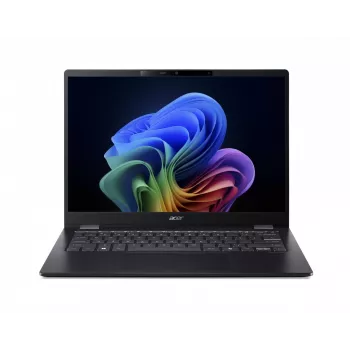 Nešiojamas kompiuteris Acer TravelMate P6 14 AI TMP614-54T su Intel Ultra 5, 16GB RAM, 512GB SSD, Windows 11 Pro, 226V baterija