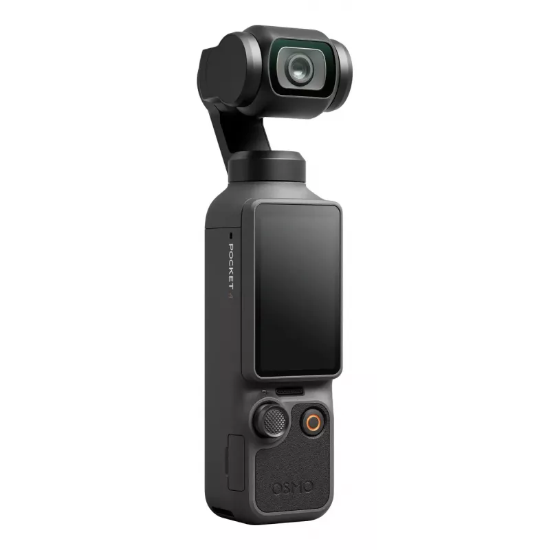 Gimbalinė kamera DJI Osmo Pocket 4 — 4K Ultra HD vaizdo įrašas, 37 MP nuotraukos, Wi‑Fi, juoda