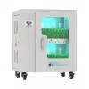 GoodConnections ANTARES PRO T20C planšetinių kompiuterių įkrovimo vežimėlis su 11 USB-C 30W prievadų, PD3.0, UVC dezinfekcija, pilkas