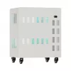 GoodConnections ANTARES PRO T20C planšetinių kompiuterių įkrovimo vežimėlis su 11 USB-C 30W prievadų, PD3.0, UVC dezinfekcija, pilkas