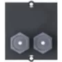 Bachmann Custom module - Modulares Faceplate-Snap-In - F-Plug X 2 - Juoda (917.117)