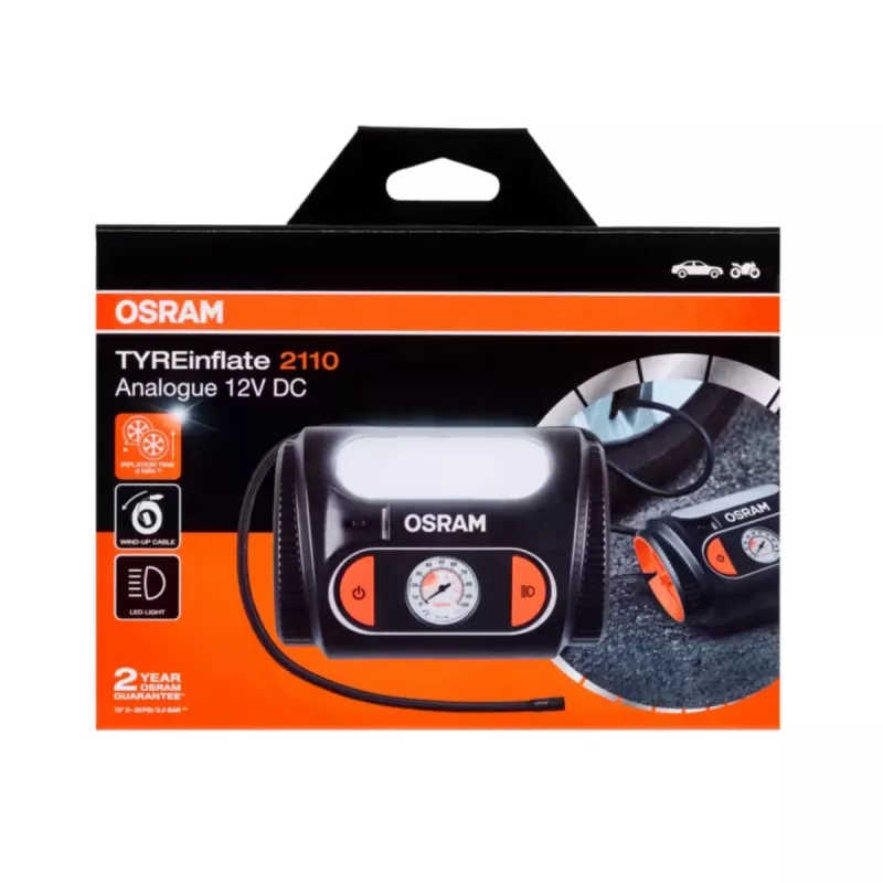 Osram Tyreinflate 2110 automobilinis kompresorius 12 V