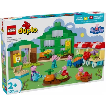 DUPLO Peppa Pig 10461 Senelio Kiaulės sodo ir šiltnamio statybos kaladėlės