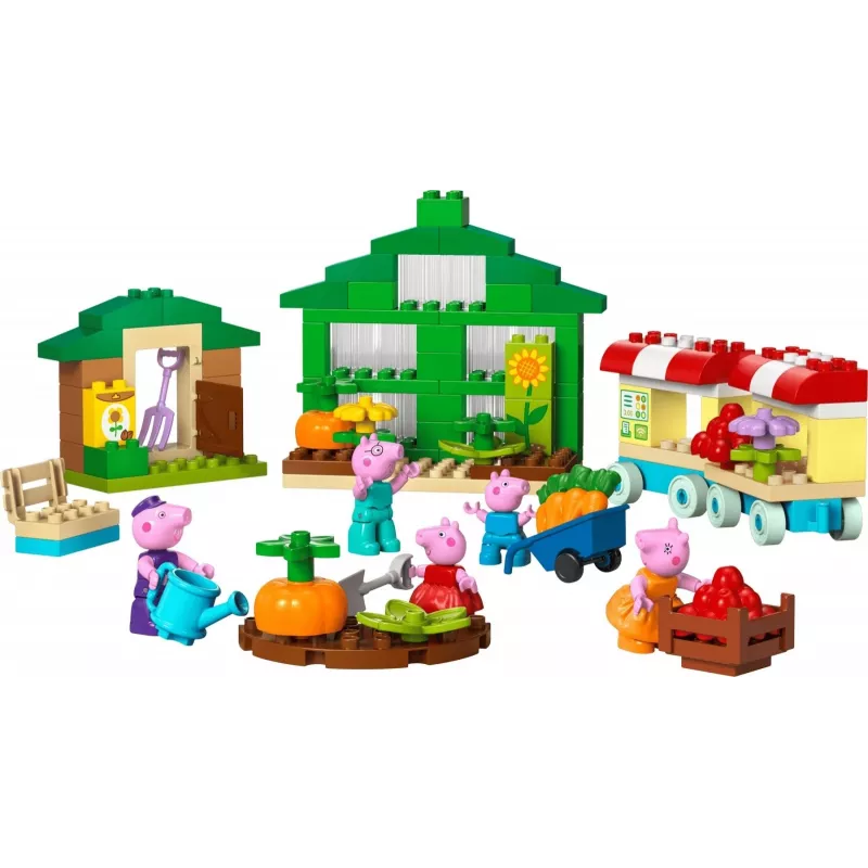DUPLO Peppa Pig 10461 Senelio Kiaulės sodo ir šiltnamio statybos kaladėlės