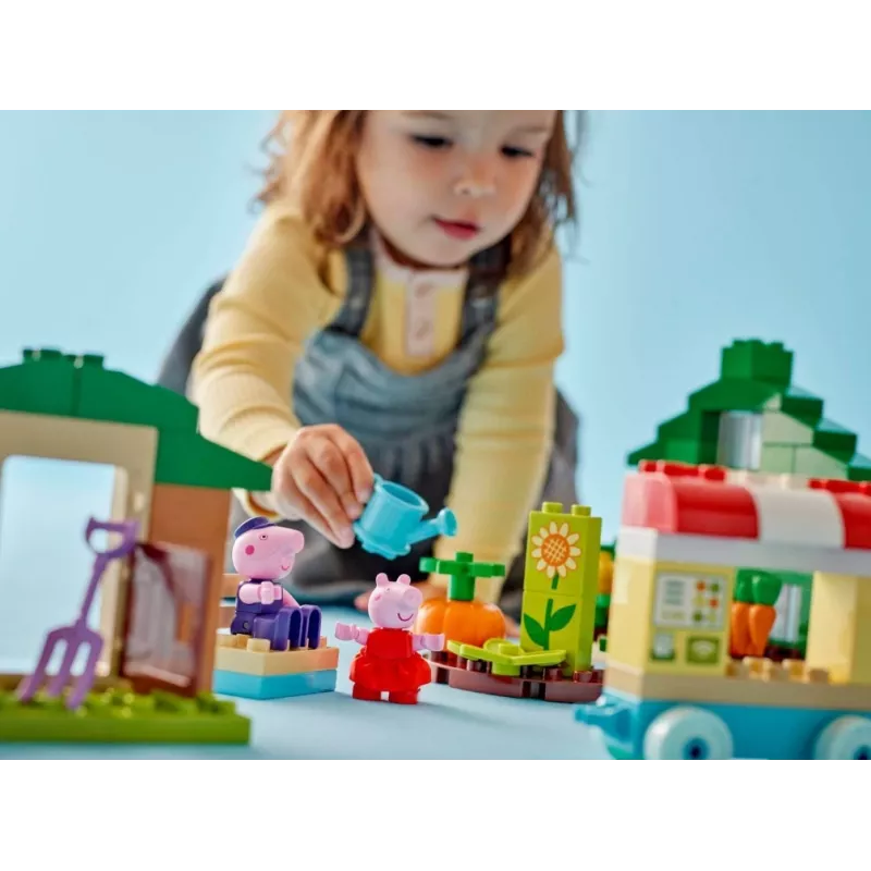 DUPLO Peppa Pig 10461 Senelio Kiaulės sodo ir šiltnamio statybos kaladėlės