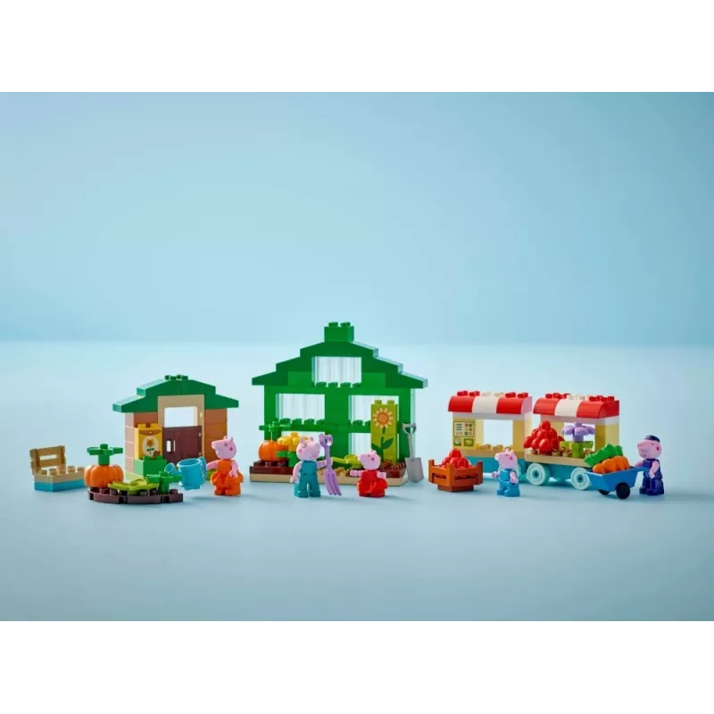 DUPLO Peppa Pig 10461 Senelio Kiaulės sodo ir šiltnamio statybos kaladėlės