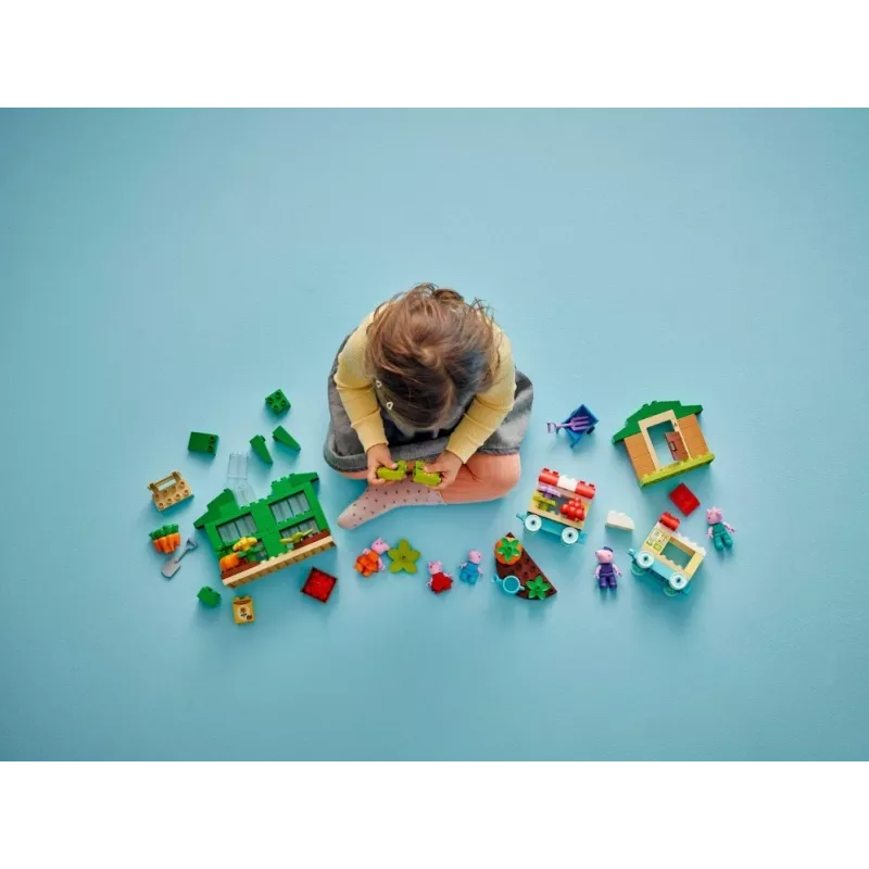 DUPLO Peppa Pig 10461 Senelio Kiaulės sodo ir šiltnamio statybos kaladėlės