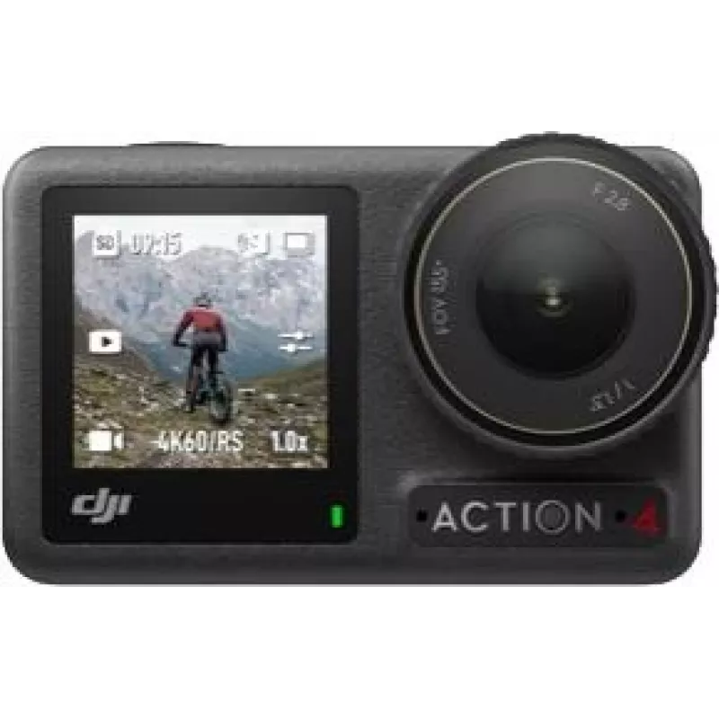 Veiksmo kamera DJI Osmo Action 4 Essential Combo — 4K, juoda, gamintojas DJI