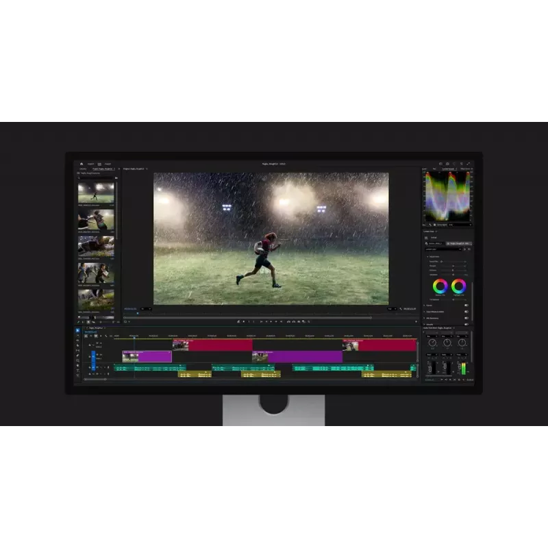Monitorius Apple Studio Display XDR 27 colių 5K Ultra HD LED, standartinis stiklas, pakreipiamas ir aukščio reguliuojamas stovas, sidabrinis