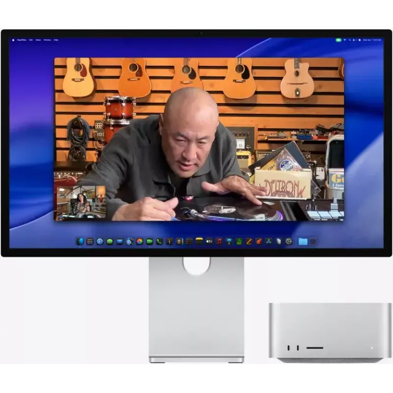 Monitorius Apple Studio Display XDR 27 colių 5K Ultra HD LED, standartinis stiklas, pakreipiamas ir aukščio reguliuojamas stovas, sidabrinis
