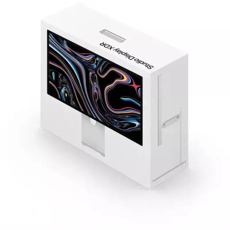 Monitorius Apple Studio Display XDR 27 colių 5K Ultra HD LED, standartinis stiklas, pakreipiamas ir aukščio reguliuojamas stovas, sidabrinis