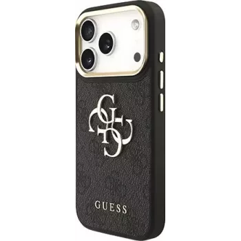 GUESS Hard Cover 4G Metal Logo Juoda, Apple iPhone 17 Pro, GUHCP17L4GMGCGR (GUHCP17L4GMGCGR)
