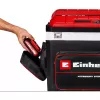 Aušinimo dėžė Einhell TE-COL 18/27 Li‑Solo 27 L, veikia iš baterijos ir elektros tinklo, aušina 20–60 °C, priekinė kišenė
