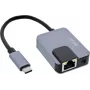 Tinklo adapteris InLine 33382I — „Gigabit Ethernet“, USB-C 3-in-1 (Ethernet, garso, PD)